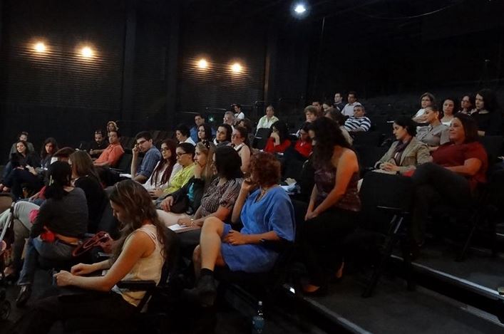 Público en la sala del Teatro de la Aduana Alberto Cañas, foto de archivo